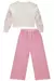 CONJUNTO KUKIE BLUSÃO BOXY E CALÇA WIDE LEG EM MOLETOM 81146 - comprar online