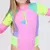 BODY KIDS SOFIA MANGA LONGA COLORIDO NEON SIRI KIDS 40159 - comprar online