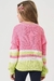 CASACO KUKIE BOXY EM TRICOT LISTRADO 78605 - comprar online