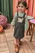 CONJUNTO DE BATA E MALHA FRESH E SALOPETE EM RIBANA KIRRA VERDE 80859
