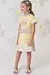 VESTIDO KUKIE EM FLY TECH AMARELO COM LILAS 81591