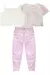 CONJUNTO KUKIE DE BLUSA CROPPED COM TULE E CALÇA PARACHUTE 82278 - comprar online