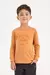BLUSA ONDA MARINHA MANGA LONGA EM SUEDINE CARAMELHO 1.251.041