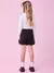 CONJUNTO MOMI MANGA LONGA E SHORT DE COURO H6129 na internet
