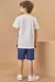 CONJUNTO LUC BOO CAMISA E BERMUDA ONIX STRECH 81653 - comprar online