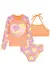 CONJUNTO URSINHA KUKIE BIQUINI E BLUSA ML COM PROTECA UV50+ 93259 - Tutti Frutti | Moda Infantil 
