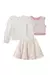TRIO KUKIE BLUSA COTTON COLETE E SAIA MALHA TWEED 89831 na internet