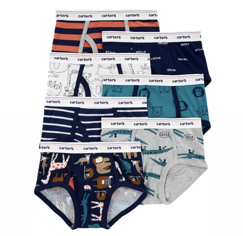 Kit 7 Cueca animal Carter’s