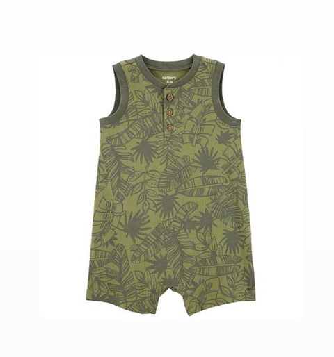 Romper verde folhas Carter’s - comprar online