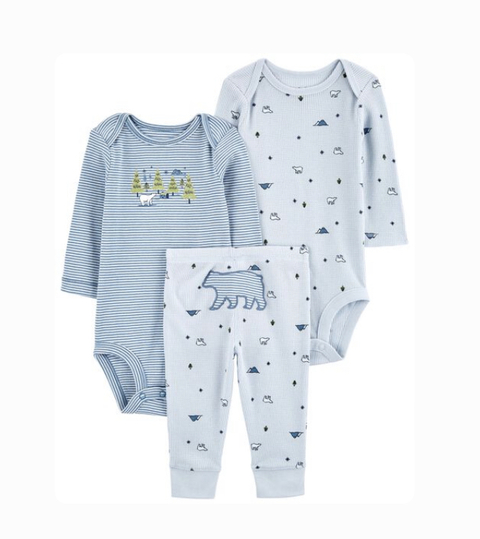 Trio bumbum urso Carter’s - comprar online