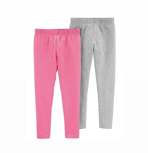 Kit 2 calça cinza e pink Carter’s - comprar online