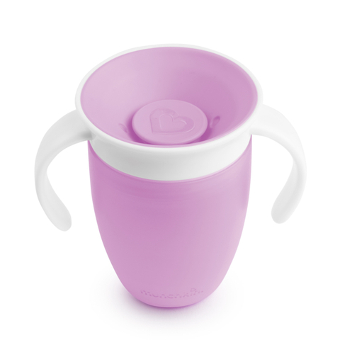 Copo 360 com alça lilas Munchkin - comprar online