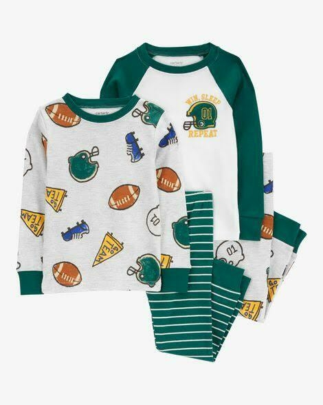 Pijama 4 peça futebol americano Carter’s - comprar online