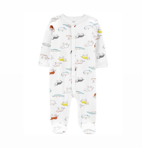 Macacão animais branco Carter’s - comprar online