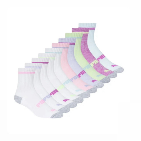 Kit meia 10 pares coloridas cano médio Puma - comprar online