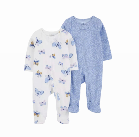kit 2 Macacão borboleta azul Carter’s - comprar online
