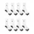 Kit meia 8 pares branco cano longo Puma - manustorebr