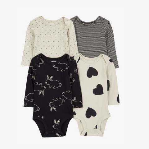 Kit 4 body coração Carter’s - comprar online