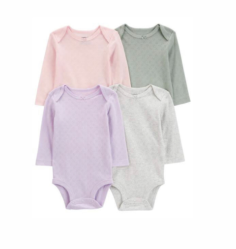 Kit 4 body liso lilás Carter’s - comprar online