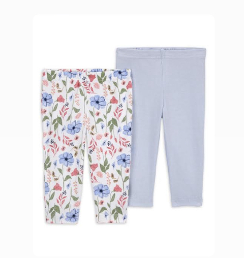 Kit 2 calça floral Carter’s - comprar online