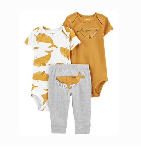 Trio bumbum baleia Carter’s - comprar online