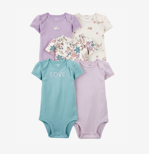 Kit 5 body love Carter’s - comprar online