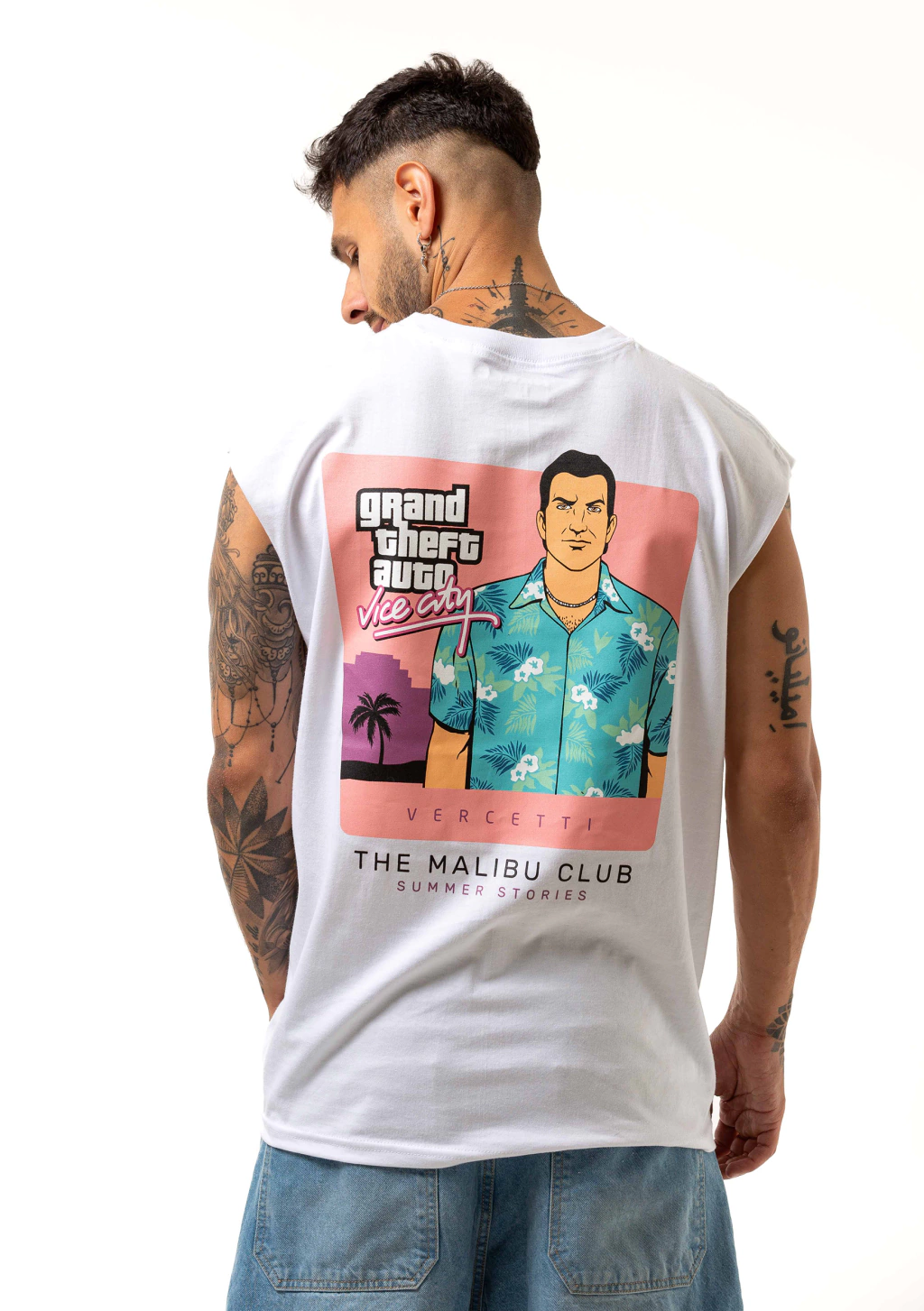 Remera S/M Vice city