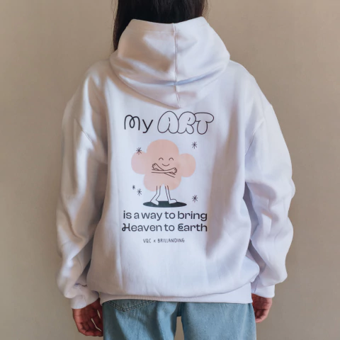 Buzo - Heaven's Artist Blanco - comprar online