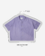 Egho Studios® Boxy Button-Up Shirt (Violet Purple) [Size G] - comprar online