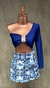 Short saia modelo estampado