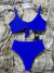 Biquíni hot pants azul bic texturizado - comprar online