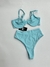 Biquíni hot pants meia taça azul bebê / verde água - comprar online