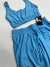 Conjunto fitness corrida com bolso e short por baixo Azul céu - comprar online