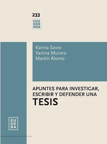 Apuntes para investigar, escribir y defender una tesis