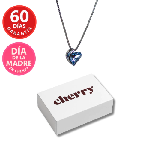 Collar Azul Zafiro + Caja de Regalo - comprar online