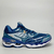 Tênis Mizuno Wave Creation 20 na cor marinho, modelo masculino, com design aerodinâmico e tecnologia de amortecimento.