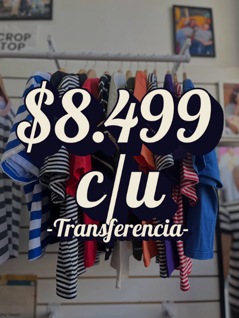 P. x12 Remeras -Crop Top