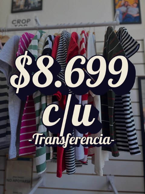 P. x12 Remeras (6UNISEX + 6CROPS)