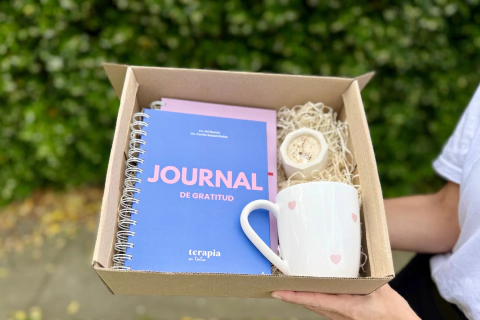 Combo BOX Journal de Gratitud y Journal para la Ansiedad (Anillado) - comprar online