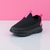 TENIS NOVOPE LED PRETO ROSA BABY