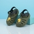 SANDALIA LUELUA VERDE MILITAR PRETO - comprar online