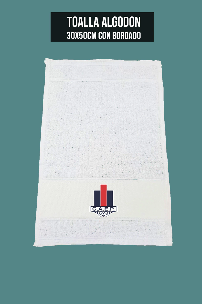 Toalla de algodon bordada