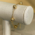 Pulseira Folheada Bola Grande Folheada