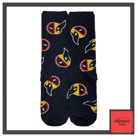 Medias Deadpool y Wolverine Corazon - comprar online