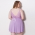 Camisola Sabrina Plus Size com Renda e Detalhe de Joia - comprar online