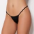 Tanga fio dental lisa na cor preta