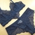 Imagem do Conjunto Lingerie Yasmim com Sutiã sem bojo, com aro e Calcinha rendada