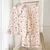 Pijama feminino floral de verão em chiffon com manga comprida e botões - loja online