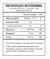 Informação nutricional do produto L10 - Limpeza em 10 dias, incluindo valores de calorias, gorduras, vitaminas e cromo.