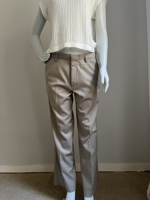 Calça alfaiataria nude Calvin Klein - comprar online
